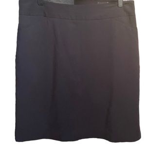 WORTHINGTON WOMENS BLACK PETITE SKIRT SIZE 12